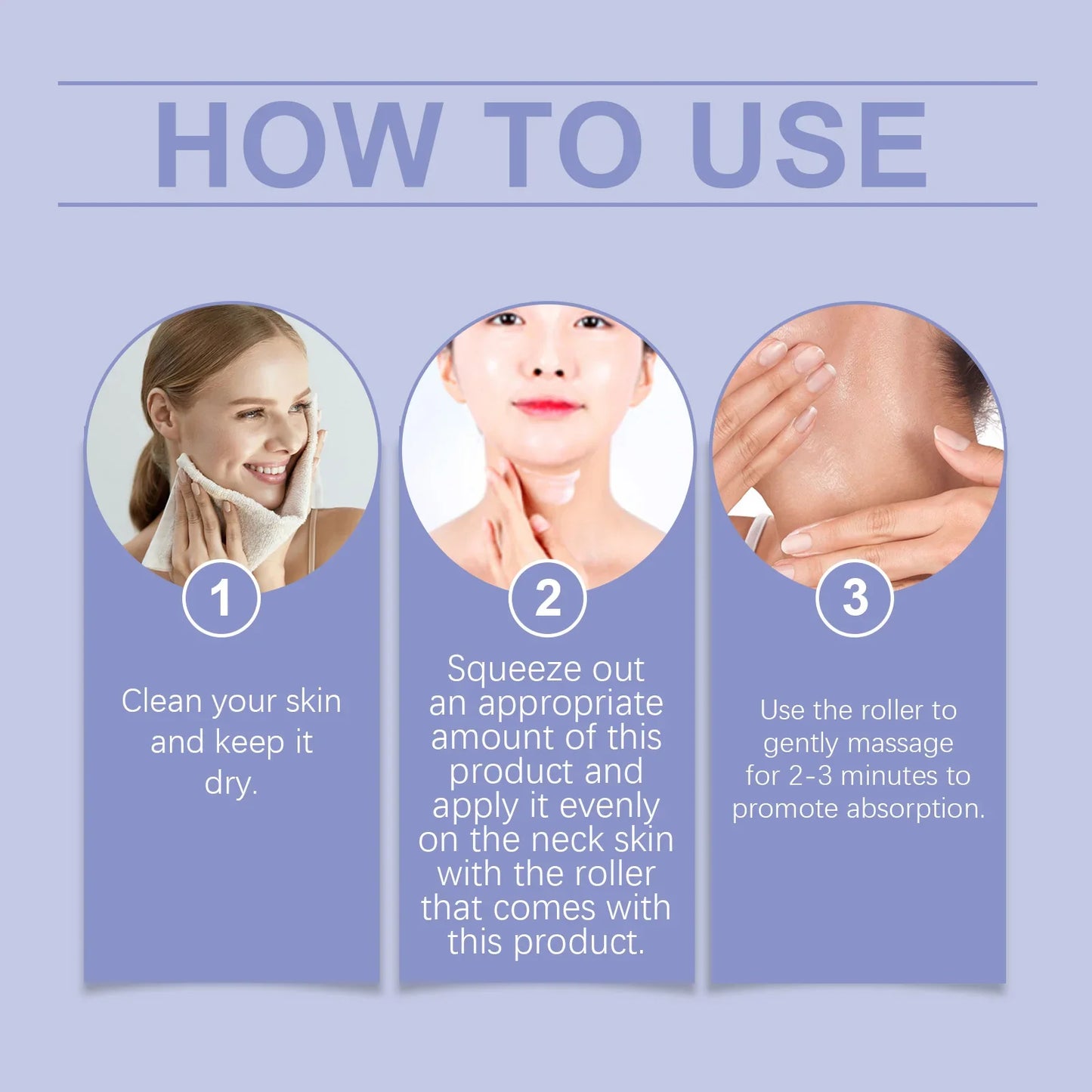 Neck Cream Roller – Firming, Moisturizing & Anti-Aging 120g