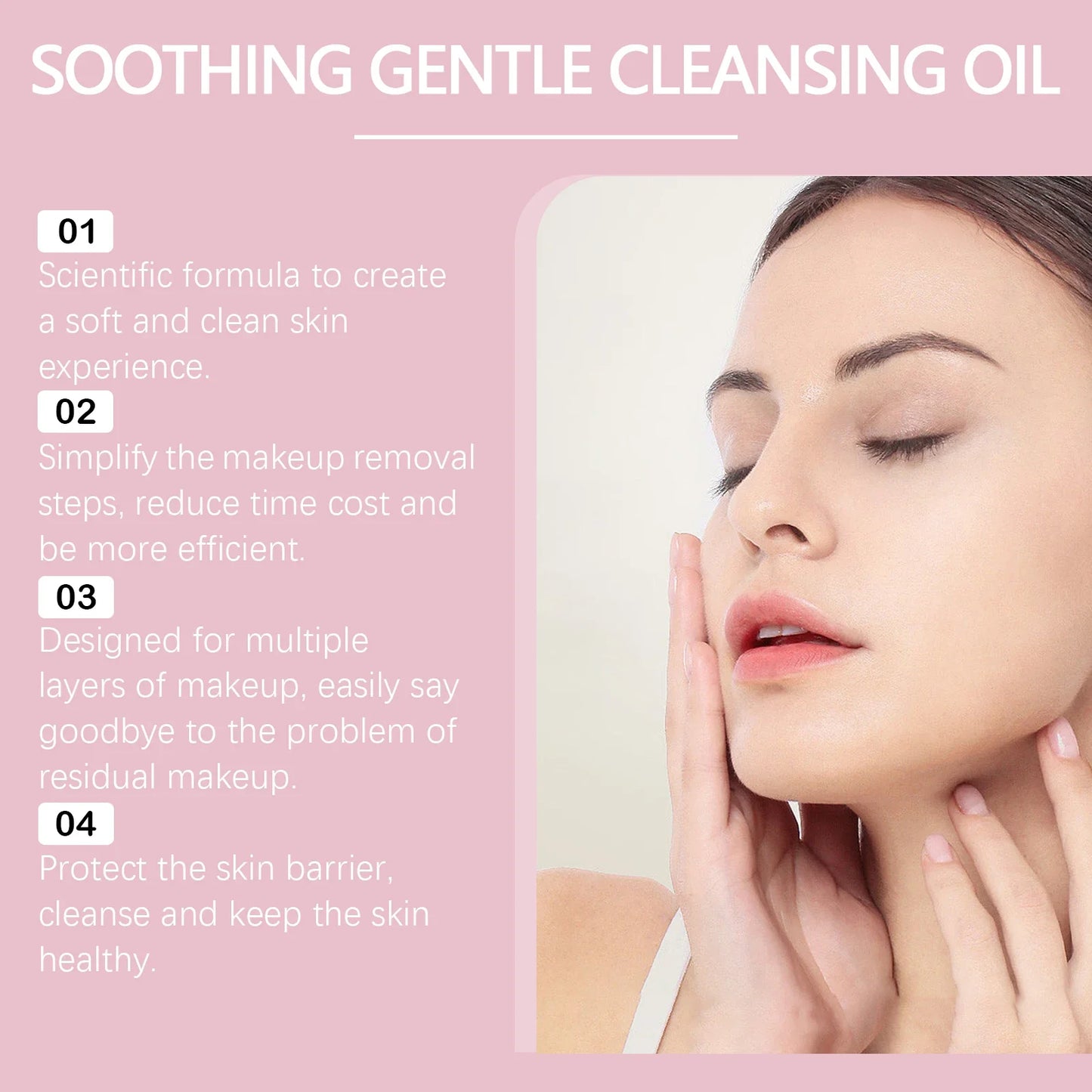 12-Pack Gentle Makeup Remover Oil – Deep Clean & Moisturizing