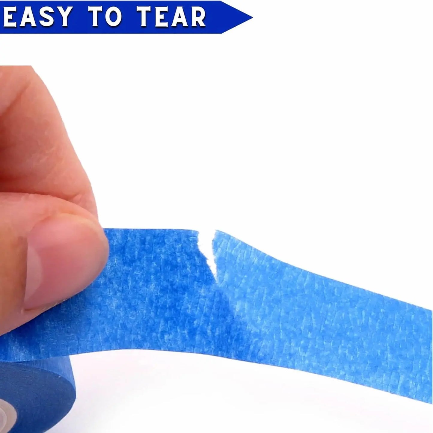 Blue Painter's Masking Tape – 3 Sizes, Clean Release, No Residue