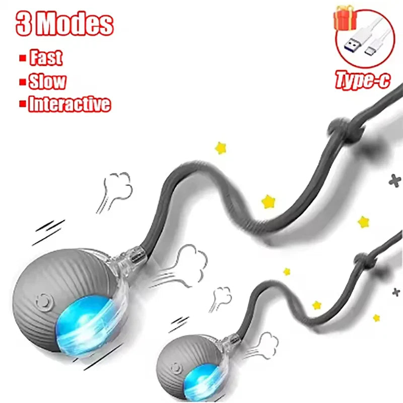 Electric Rolling Ball Cat Toy – Auto Interactive Mouse Ball