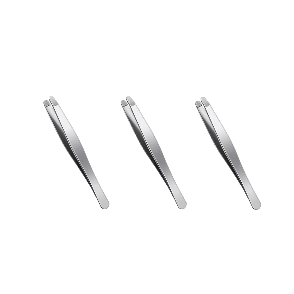 Stainless Steel Rounded Tip Tweezers | Eyebrow Shaping Tool
