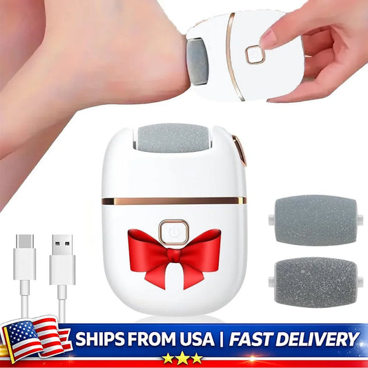 Electric Foot Callus Remover – Rechargeable with 3 Heads Peaceful Pleasures Health and Wellness