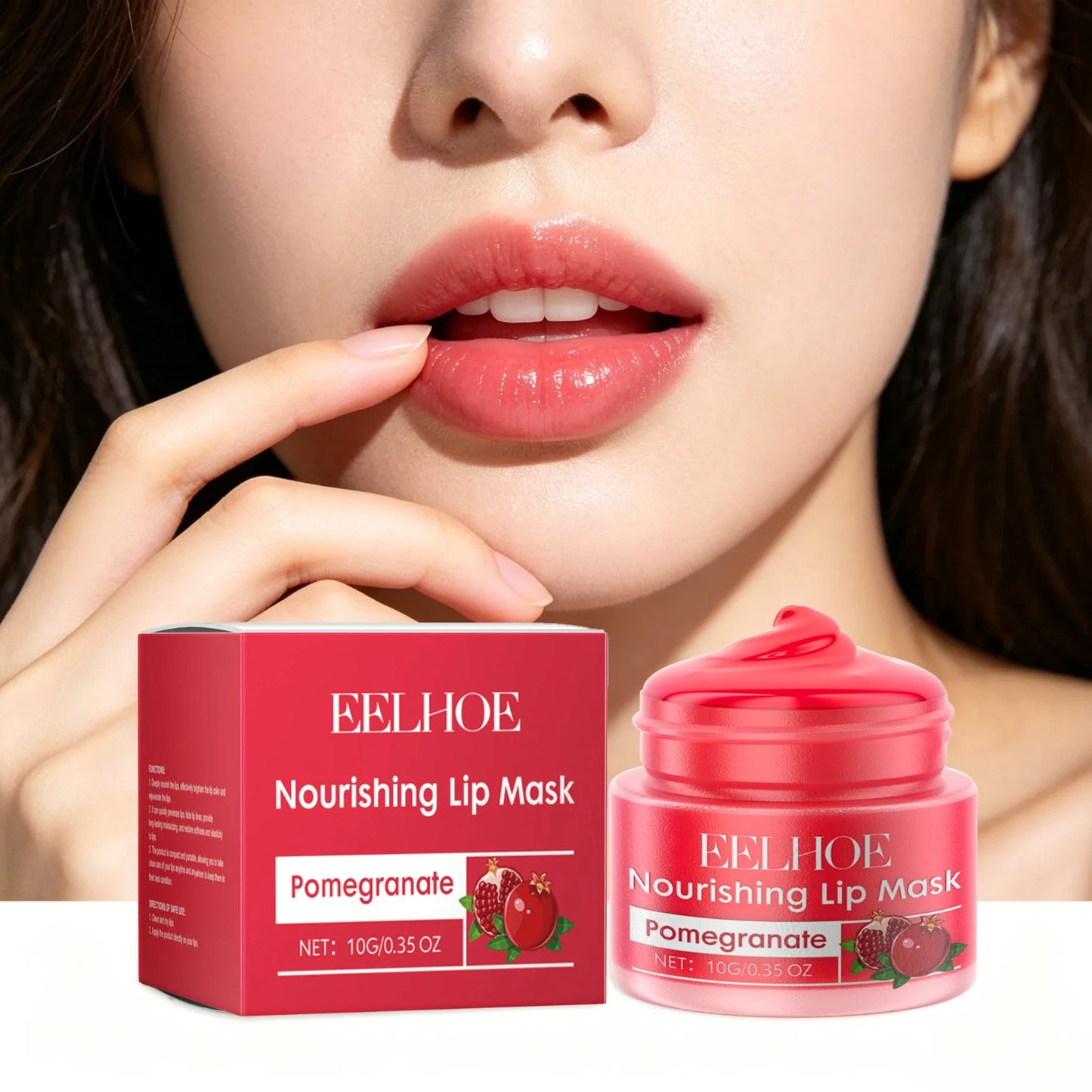 Pomegranate Lip Mask – Moisturizing, Nourishing & Smoothing