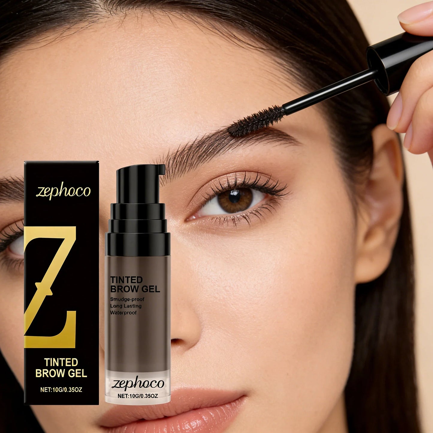 Zephoco Natural Brow Dye Cream – Waterproof & Long-Lasting 10g