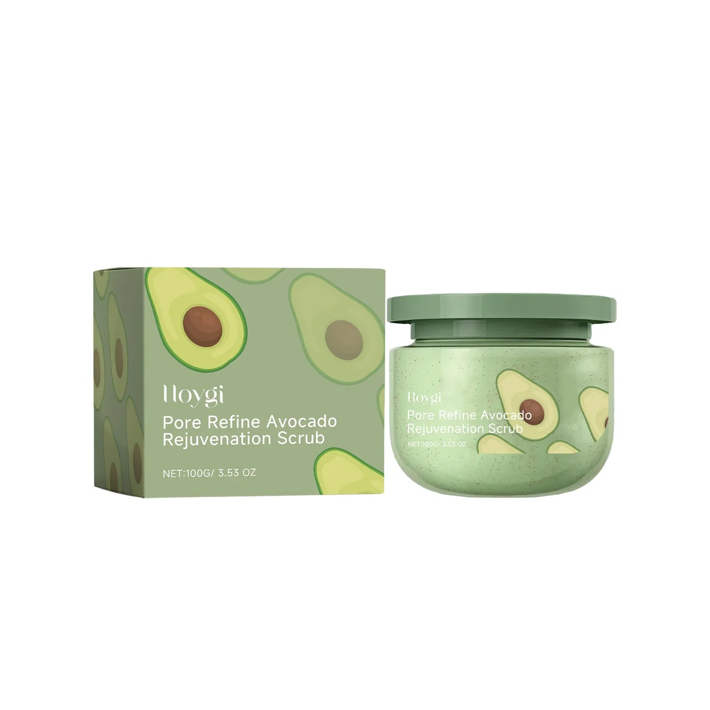 Hoygi Avocado Body Scrub 100g – Exfoliate, Hydrate & Glow