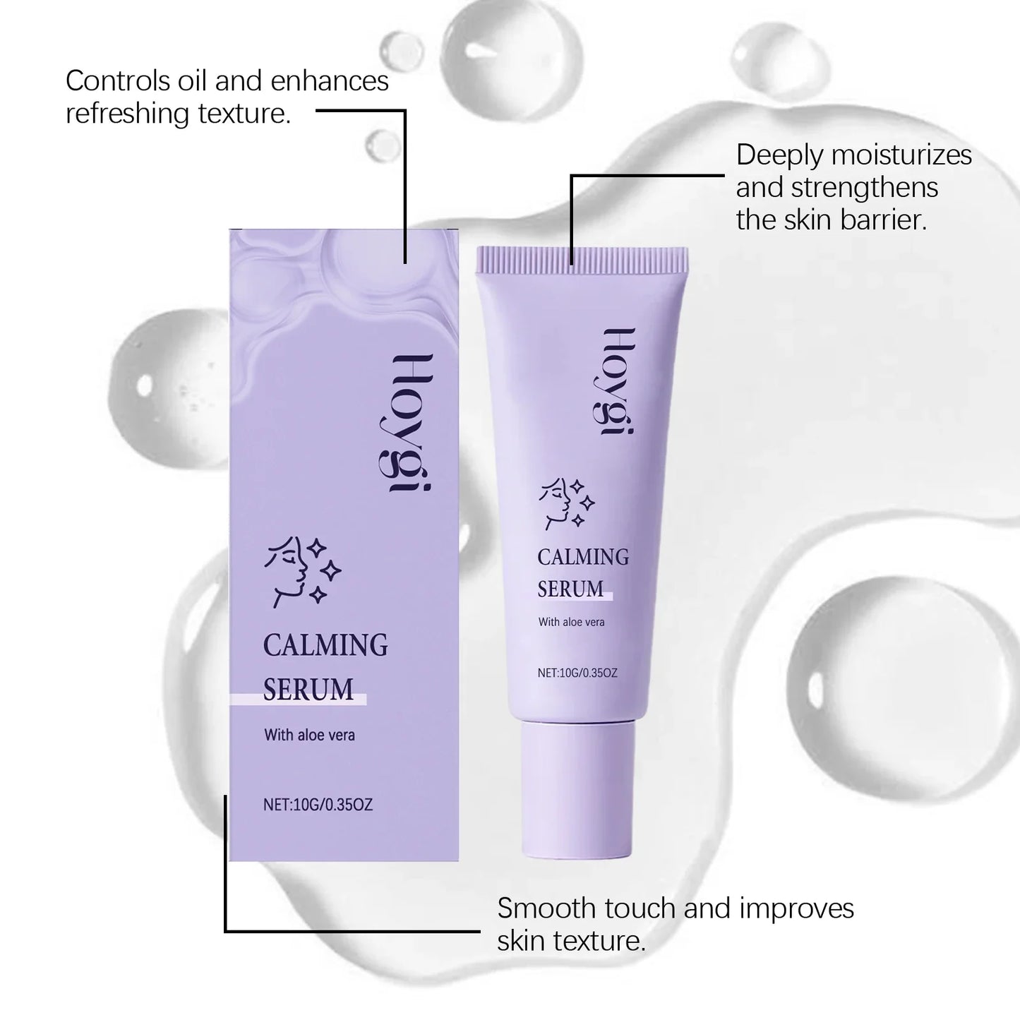 Hoygi Aloe Vera Face Serum – Moisturising, Soothing, 10g Roller