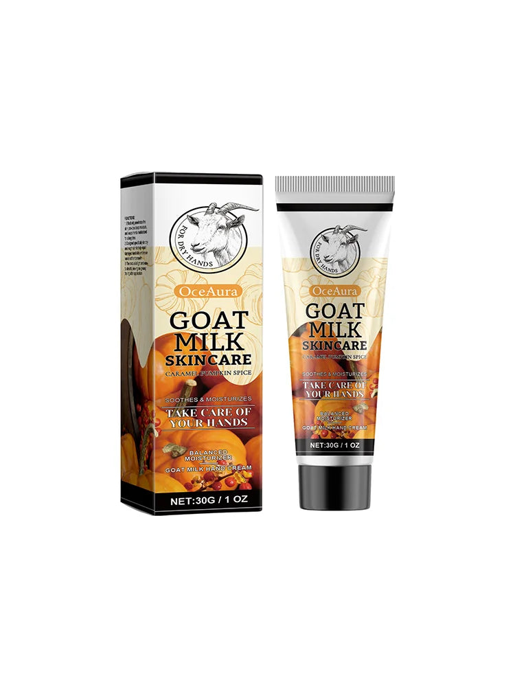 OceAura Goat Milk Hand Cream | Vanilla & Pumpkin Spice 1oz