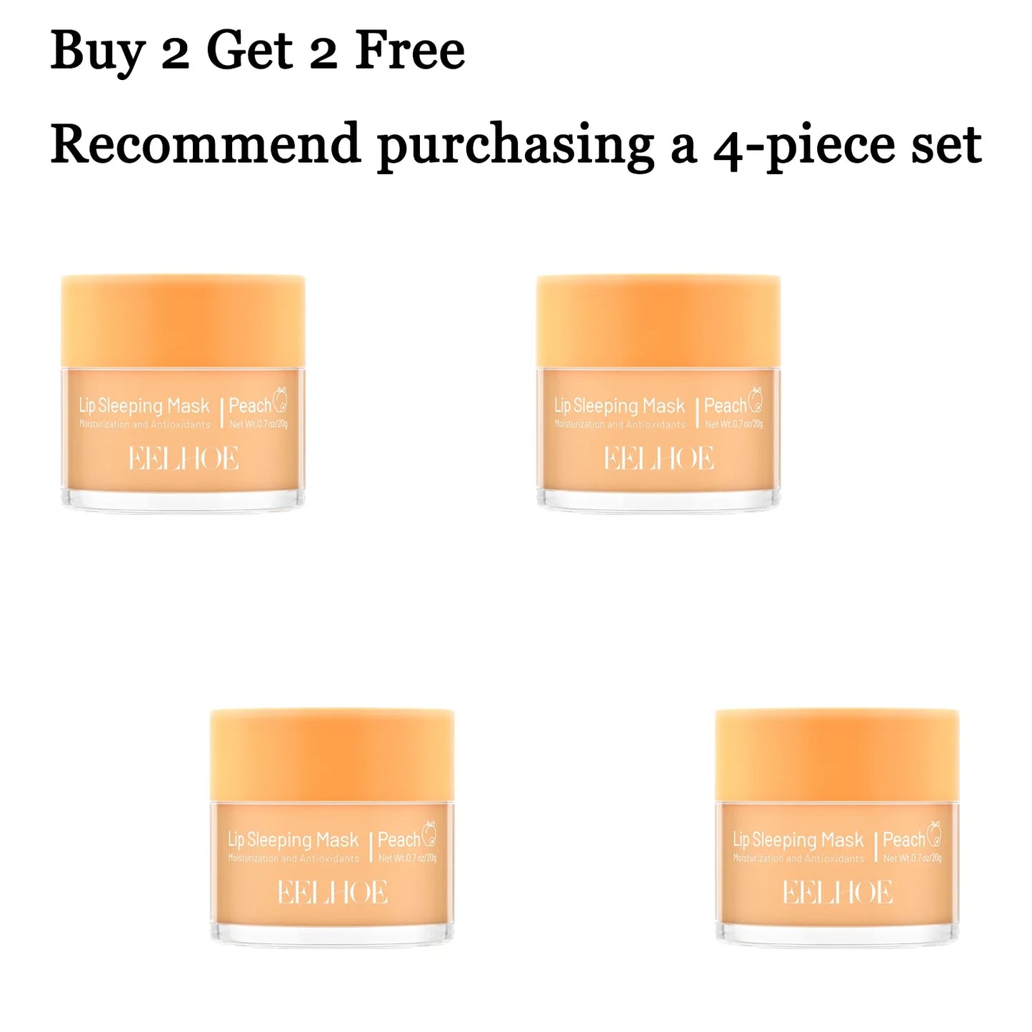 Peach Lip Sleeping Mask – Moisturizing Overnight Lip Repair
