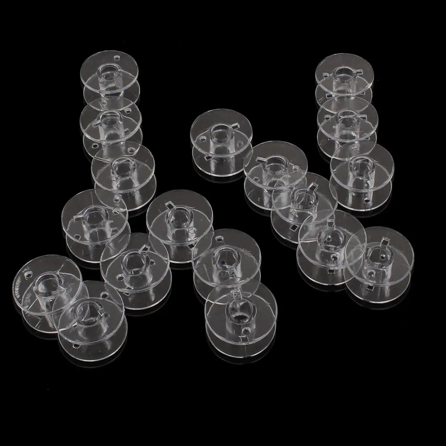 SA156 Clear Plastic Bobbins – Brother & Singer Compatible