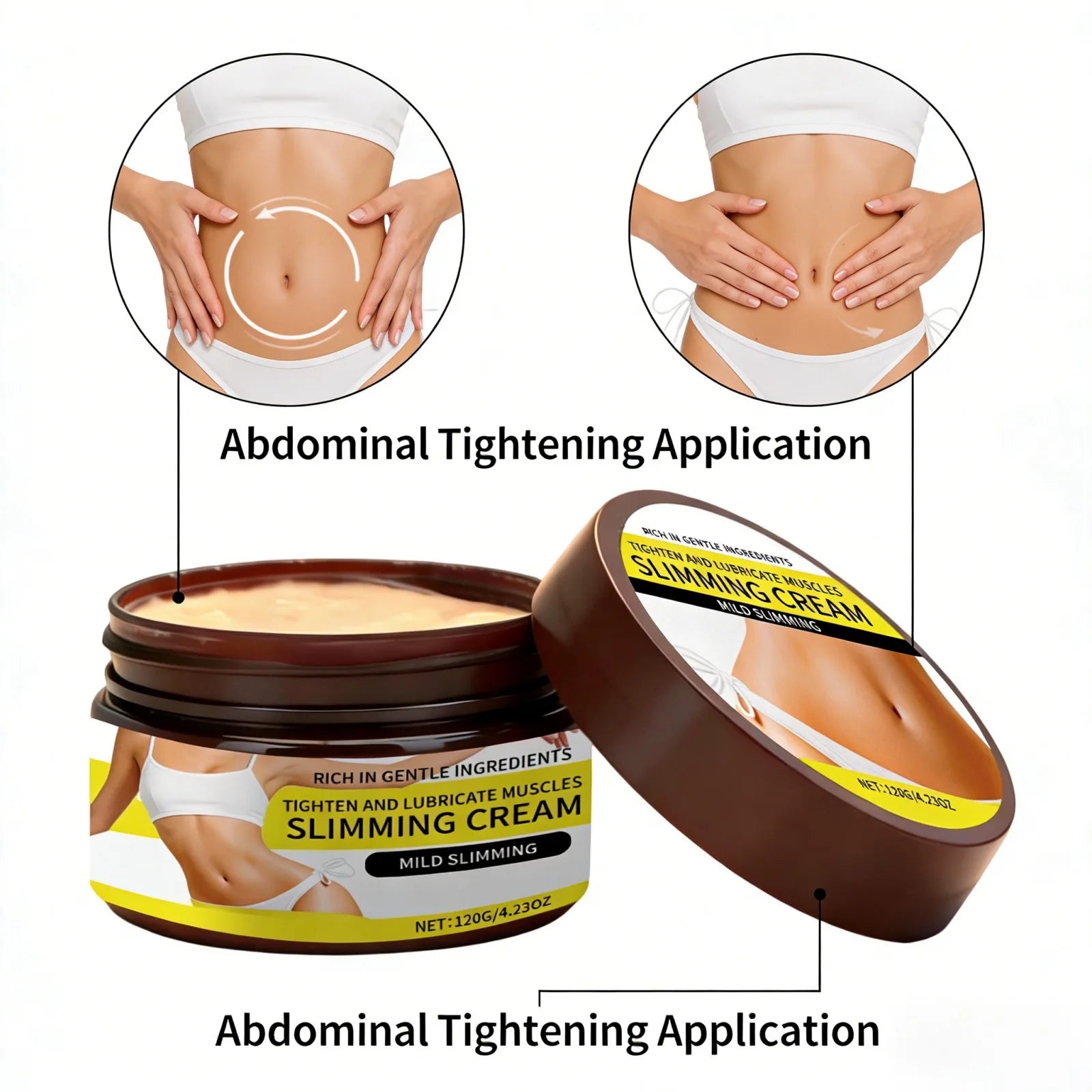 Anti Cellulite Cream for Body Massage with Rose Oil Peaceful Pleasures Health and Wellness