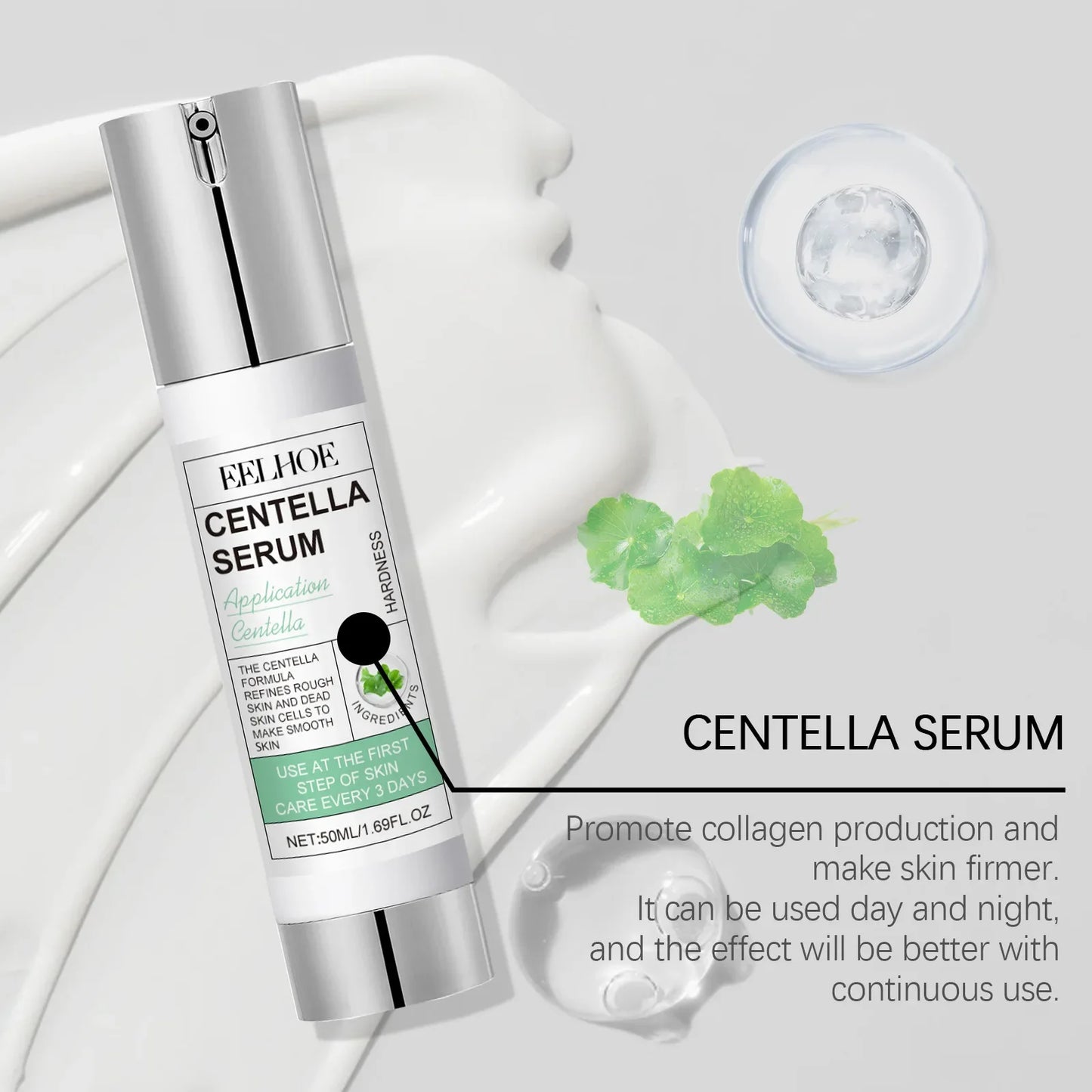 Eelhoe Centella Asiatica Face Serum – Brighten & Hydrate 50ml