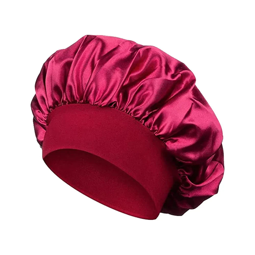 Satin Sleep Hair Bonnet Cap – Frizz-Free Night Cap for Women