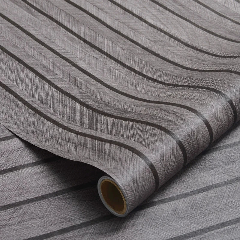 Wood Grain Self-Adhesive Vinyl Wallpaper – Waterproof Wall Sticker