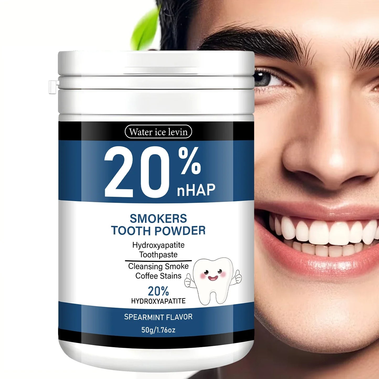 20% Hydroxyapatite Tooth Powder – Whitening for Smokers