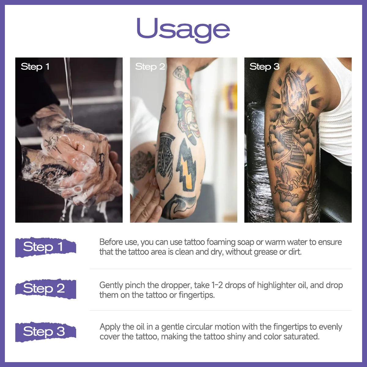 Hllozzi Tattoo Highlighting Oil – Brightens & Nourishes Skin