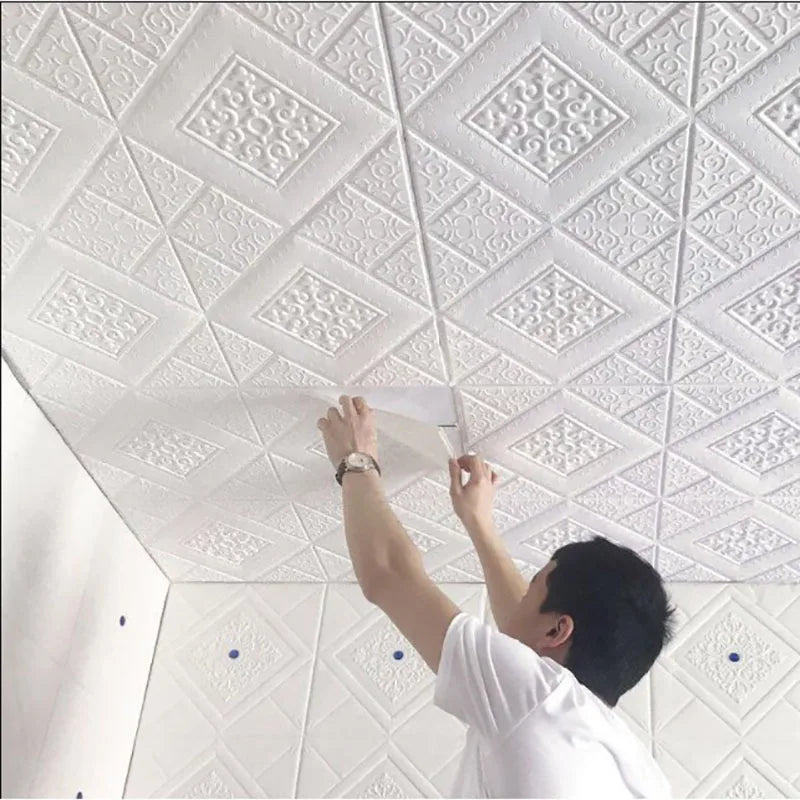 3D Brick Foam Wall Panels | Self-Adhesive 70x70cm Stickers