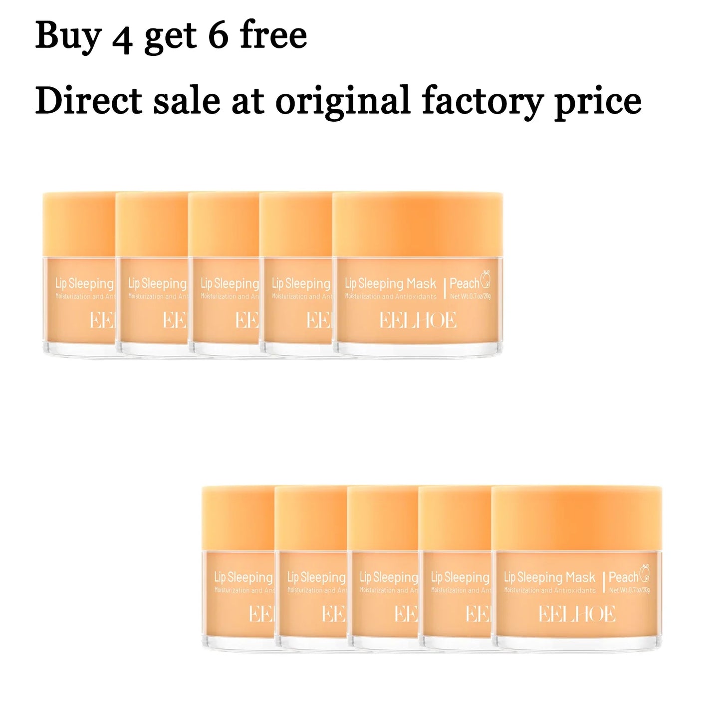 Peach Lip Sleeping Mask – Moisturizing Overnight Lip Repair