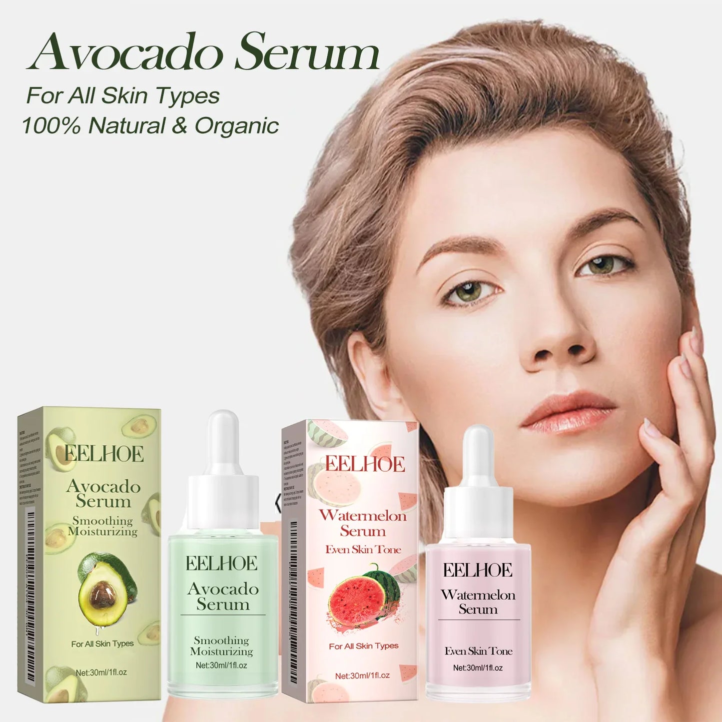 Watermelon Face Serum 30ml – Hydrating & Anti-Aging Glow