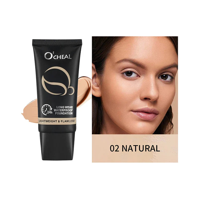 O'Cheal 60g Full Coverage Foundation Cream – Matte & Waterproof