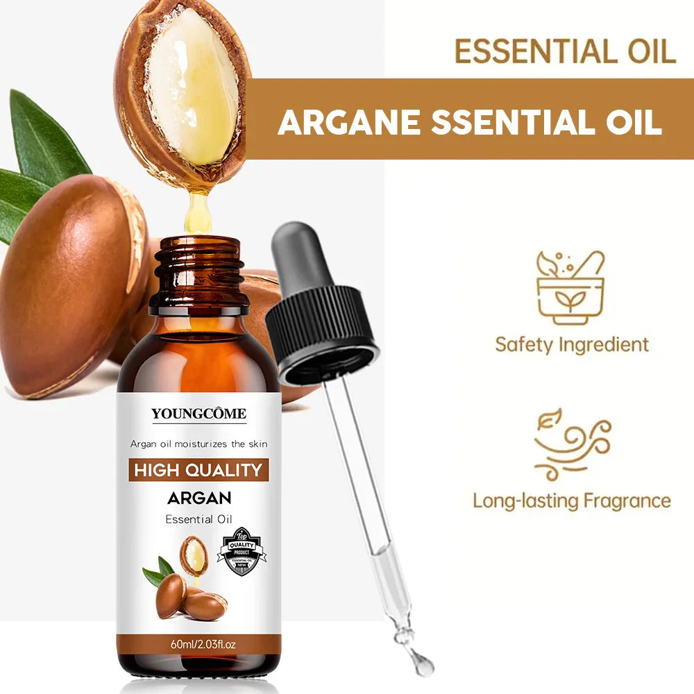 Moroccan Argan Oil Hair Serum – Frizz Control & Shine
