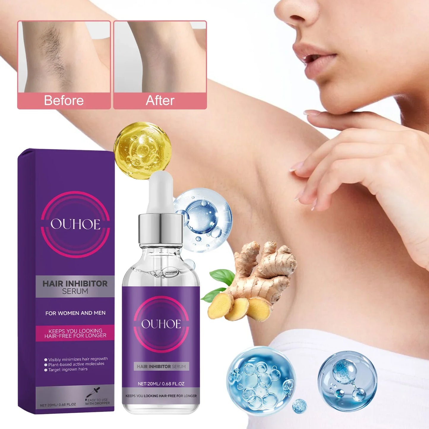 20ml Ginger Body Serum – Moisturizing, Smoothing & Soothing