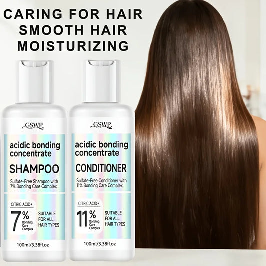 GSWP shampoo and conditioner set. Gently cleanses, deeply moisturises,provides premium care. Controls oiliness for volume. 200ML Peaceful Pleasures Health and Wellness