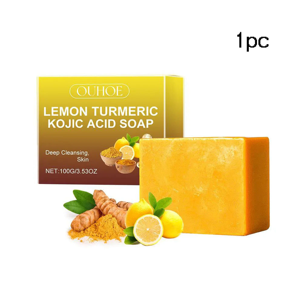 Kojic Acid Soap Bar – Skin Brightening, Dark Spot Remover, Oil Control & Acne Cleansing Soap | 1 or 2 Pack Peaceful Pleasures Health and Wellness 100g X1