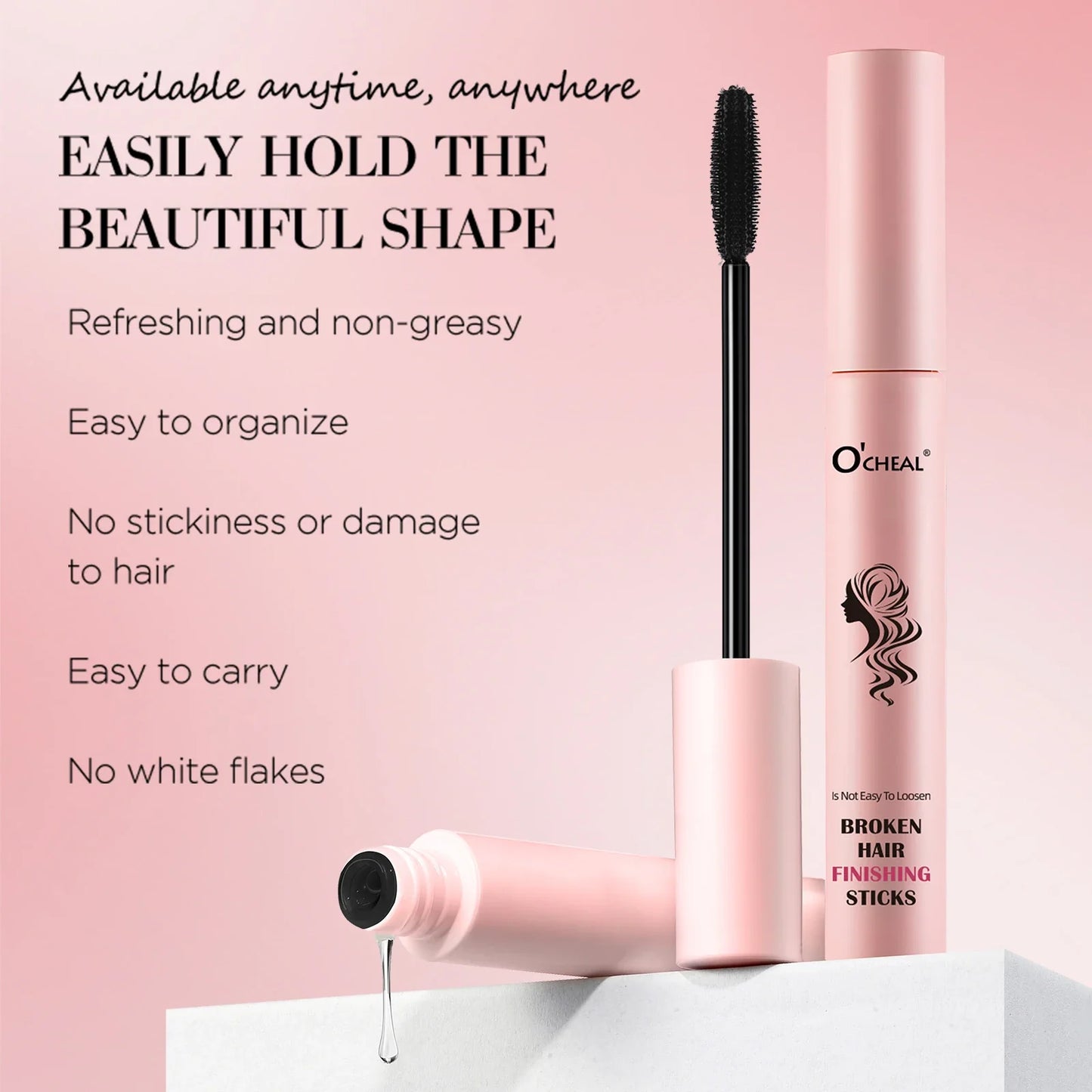 O'CHEAL Anti-Frizz Hair Wax Stick | Portable Styling Cream 20g