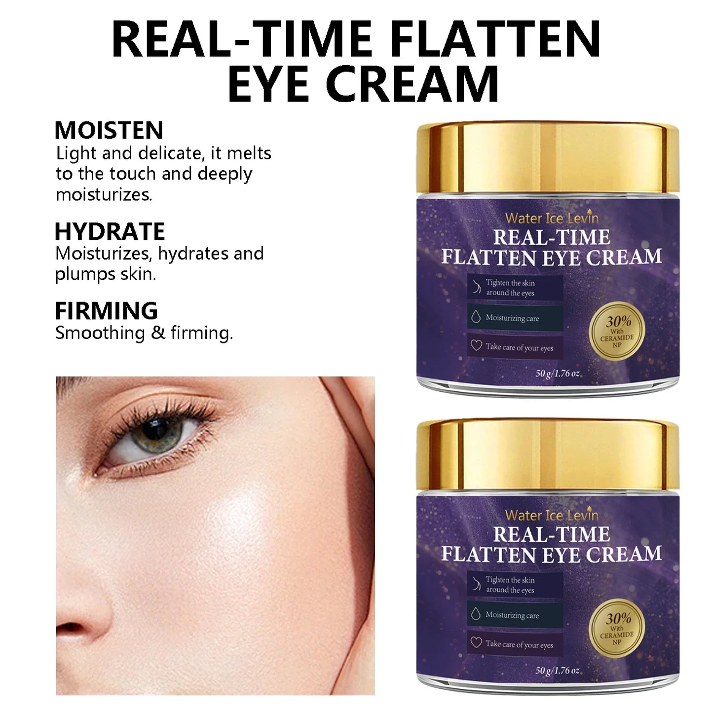 Eye Cream – Collagen, Caffeine, Retinol & Hyaluronic Acid
