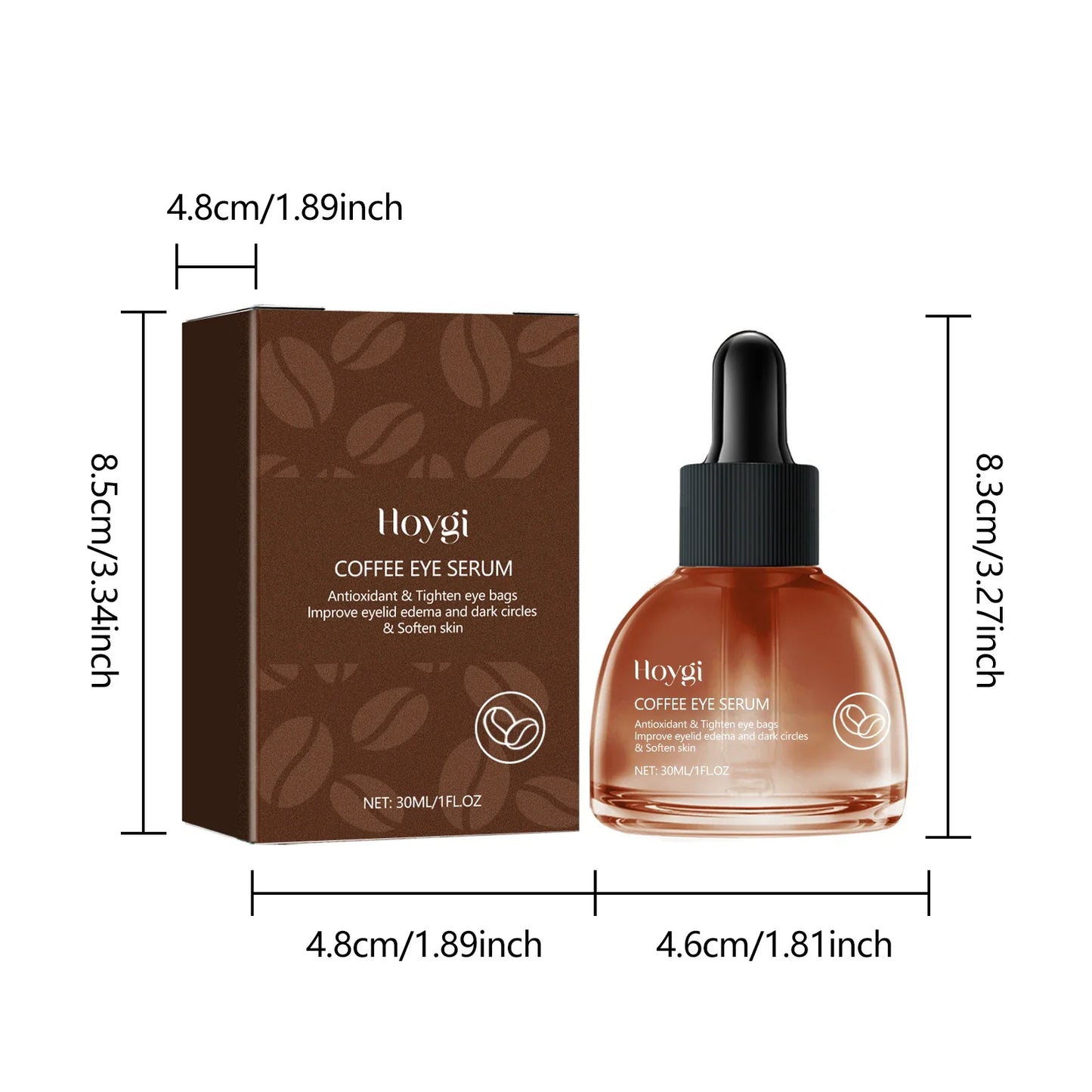 Hoygi Coffee Face & Eye Serum 30ml – Firming & Moisturizing