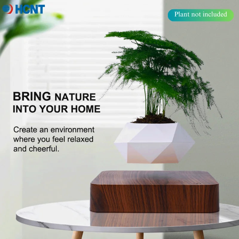 Magnetic Levitating Plant Pot | Floating Air Bonsai Decor