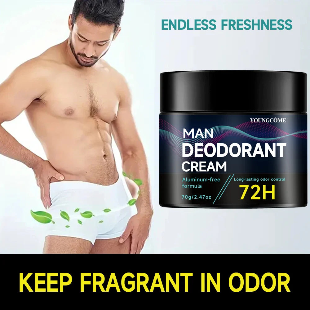 YOUNGCOME Aluminum-Free Men's Deodorant Stick 48H Odor Control