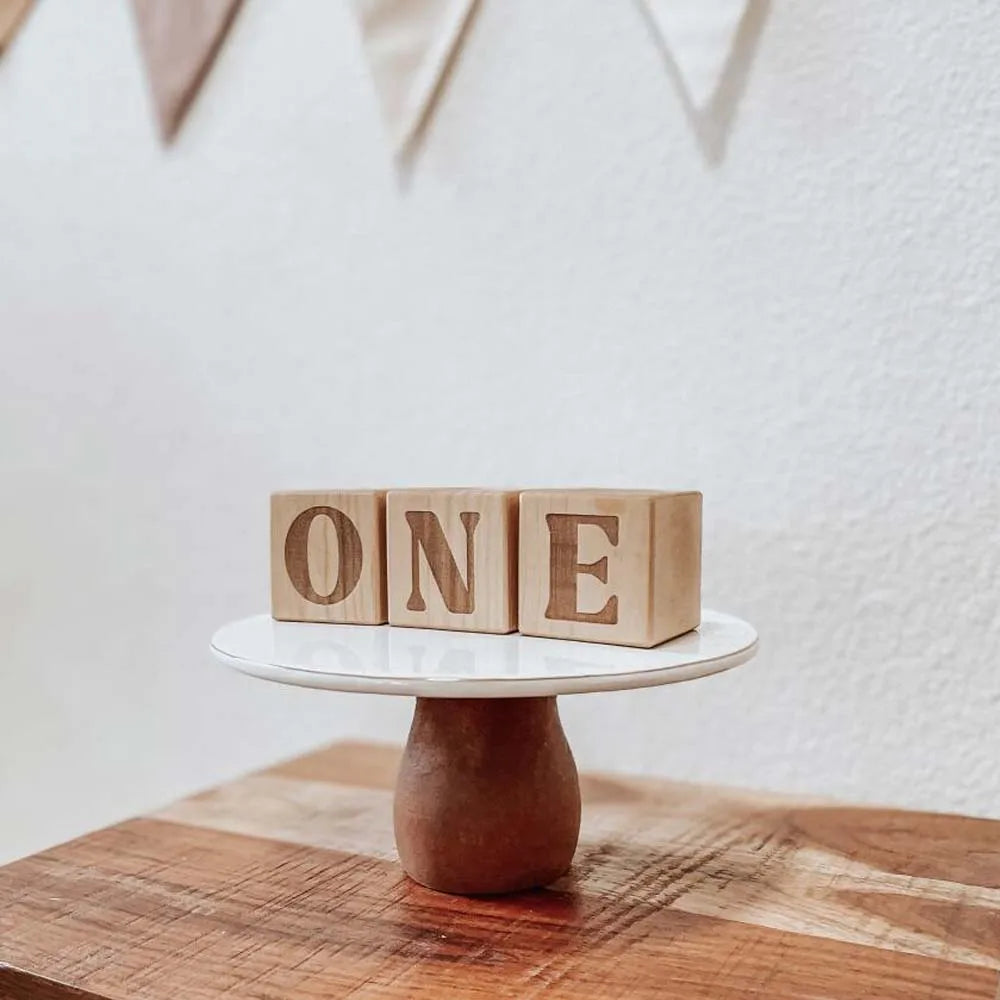 Unfinished Wooden Blocks – 5 Sizes Wood Cubes for DIY Crafts