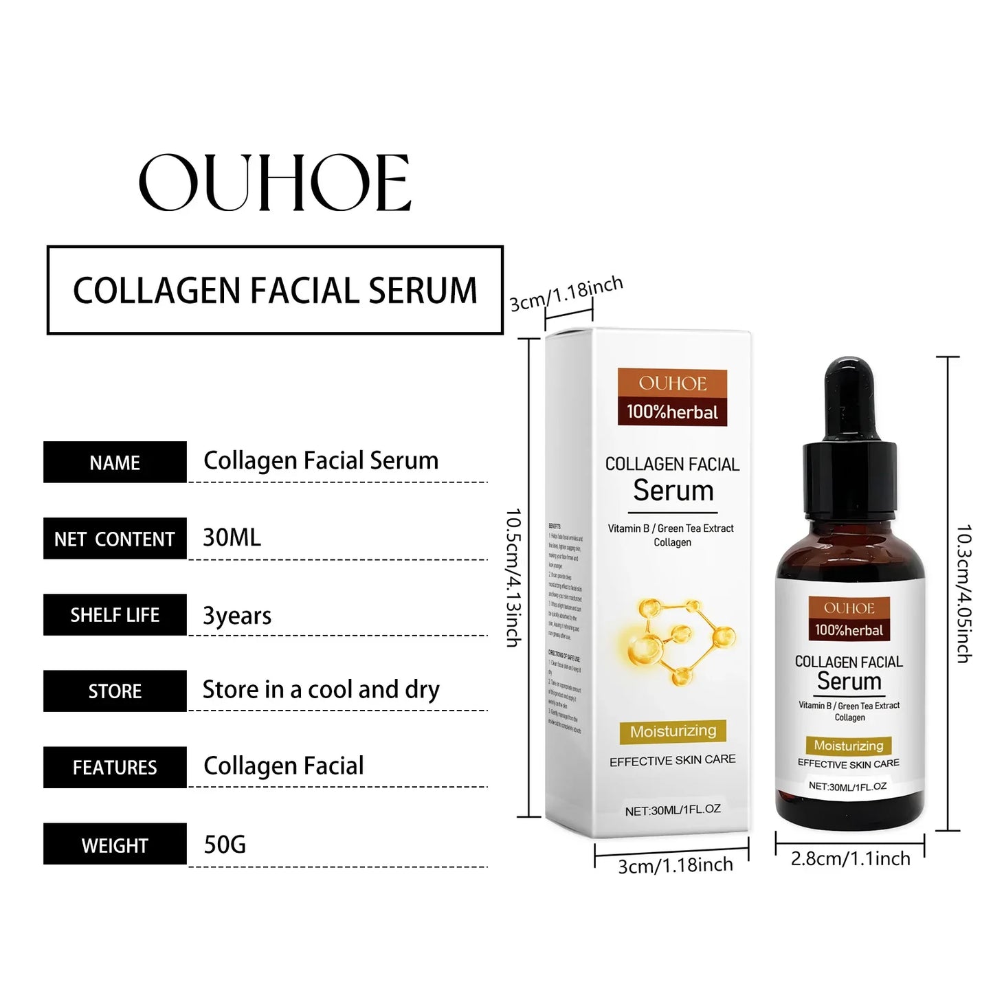30ml Collagen Face Serum – Anti-Wrinkle & Firming Moisturizer