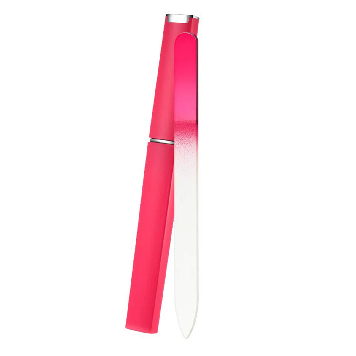 12 Color Crystal Glass Nail File Frosted Polished Nail Tools Sandblasted Glass Nail File Portable Home Tourism Peaceful Pleasures Health and Wellness