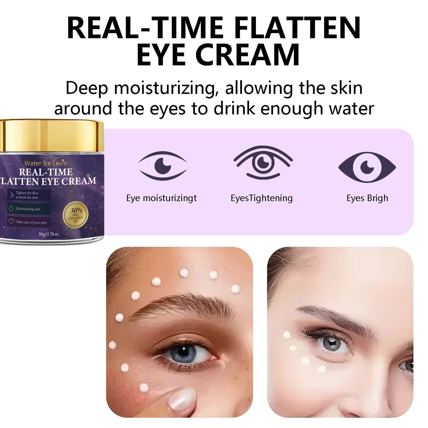 Firming Eye Cream – Collagen, Caffeine, Retinol & Hyaluronic Acid Eye Cream Peaceful Pleasures Health and Wellness