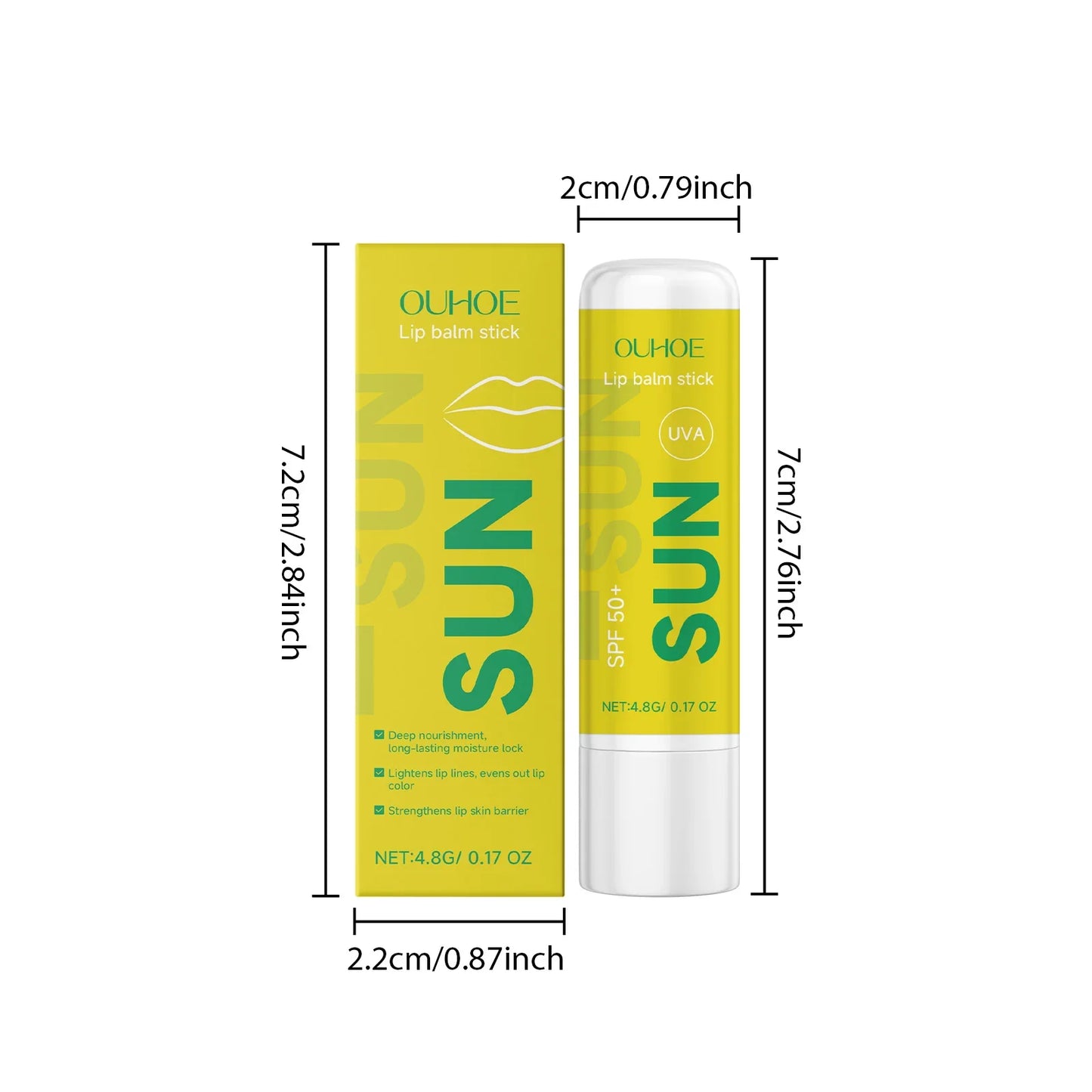 Deep Moisturizing Lip Balm – Fades Lines, SPF & Nourishing