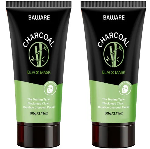 Charcoal Blackhead Peel-Off Mask | Centella & Niacinamide Peel-Off Face Mask Peaceful Pleasures Health and Wellness green 60g