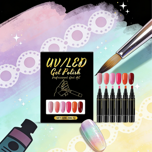 12-Color Nail Art Pen Set – Quick-Dry Waterproof 3D DIY Manicure Nail Art Pen Set Peaceful Pleasures Health and Wellness