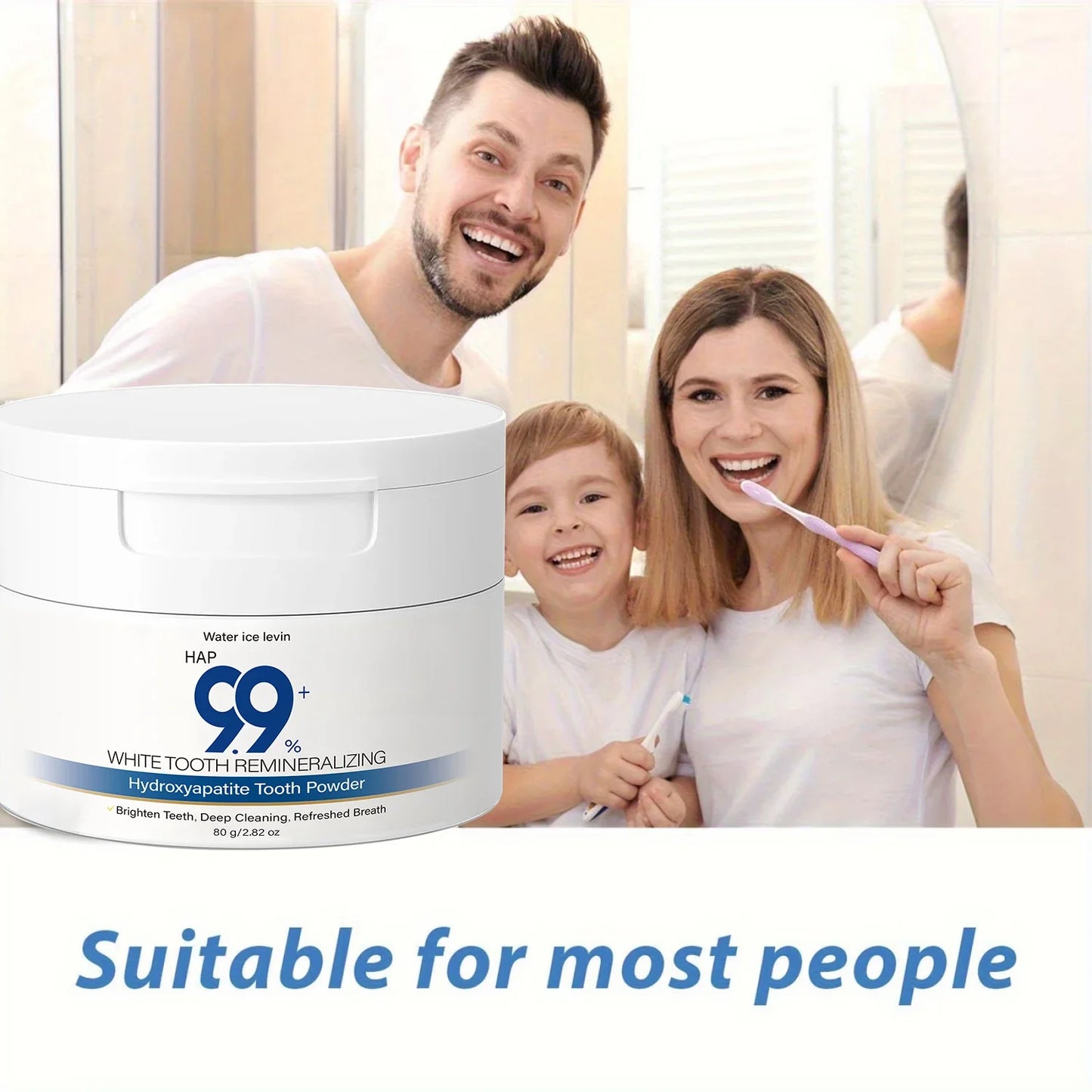 99% HAP Hydroxyapatite Tooth Powder – Remineralizing & Whitening
