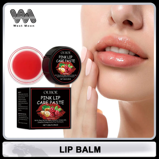 OUHOE Lip Brightening Exfoliating Balm | Nourish & Plump Lip Exfoliating Balm Oasis Select