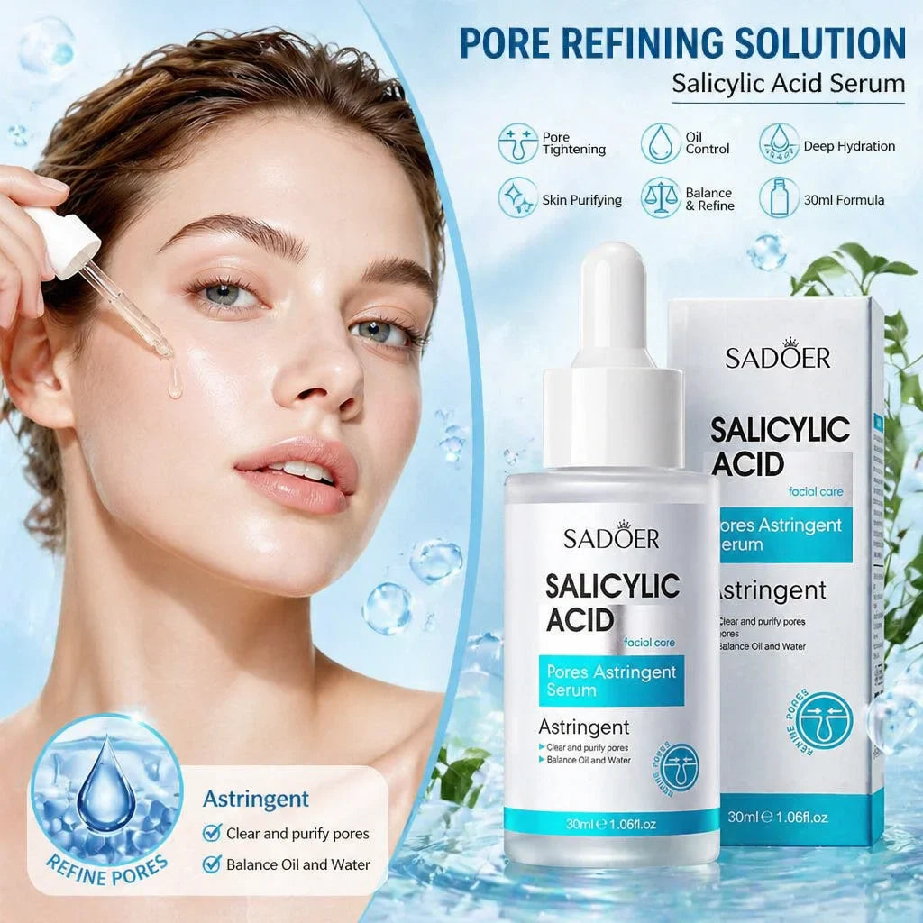 Hyaluronic Acid & Salicylic Acid Face Serum | Pore Tightening