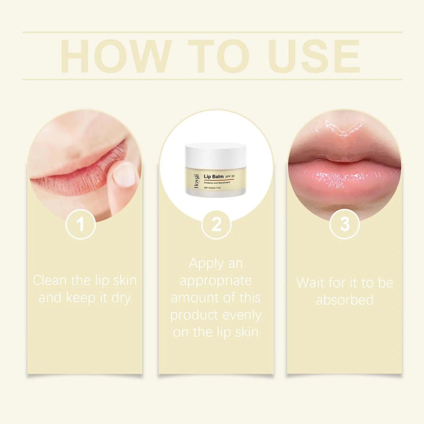 Hoygi SPF30 Lip Balm 20g – Deep Moisture & Vitamin E