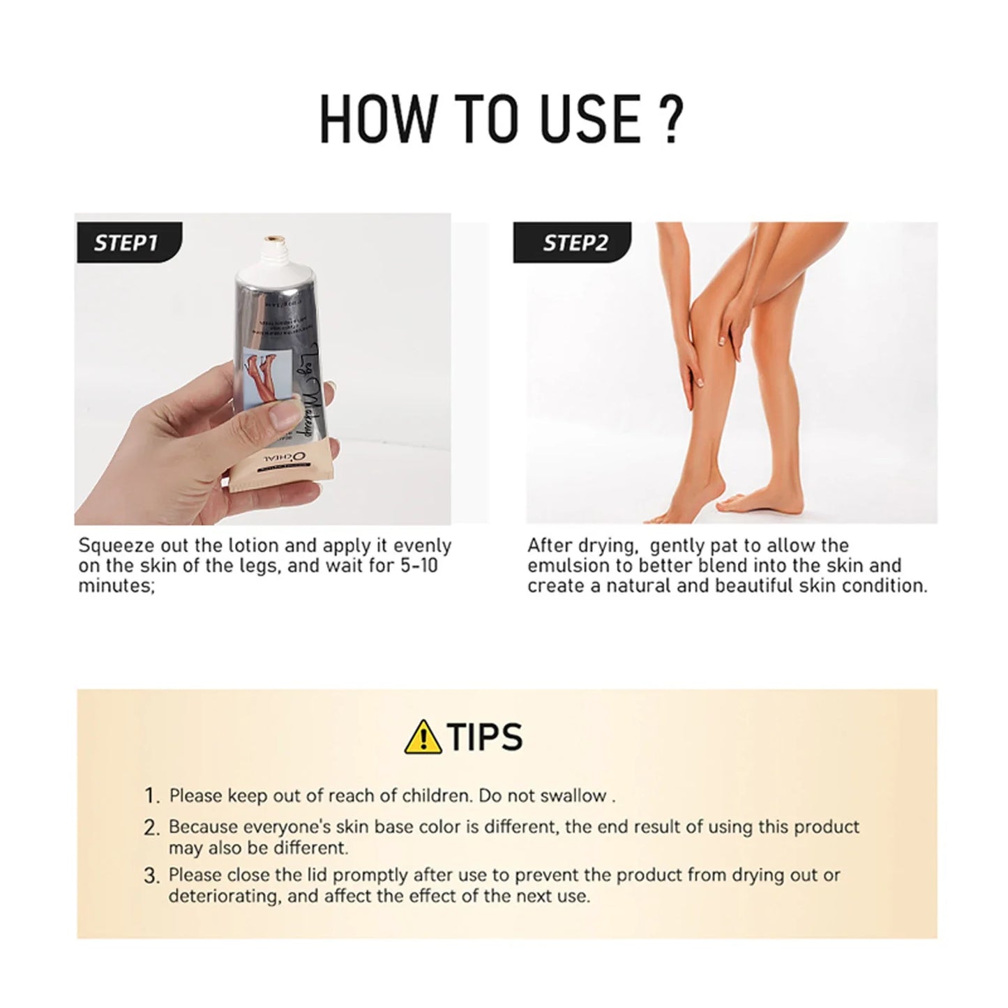 O'CHEAL Leg Makeup Cream – Waterproof Body Concealer 100ml