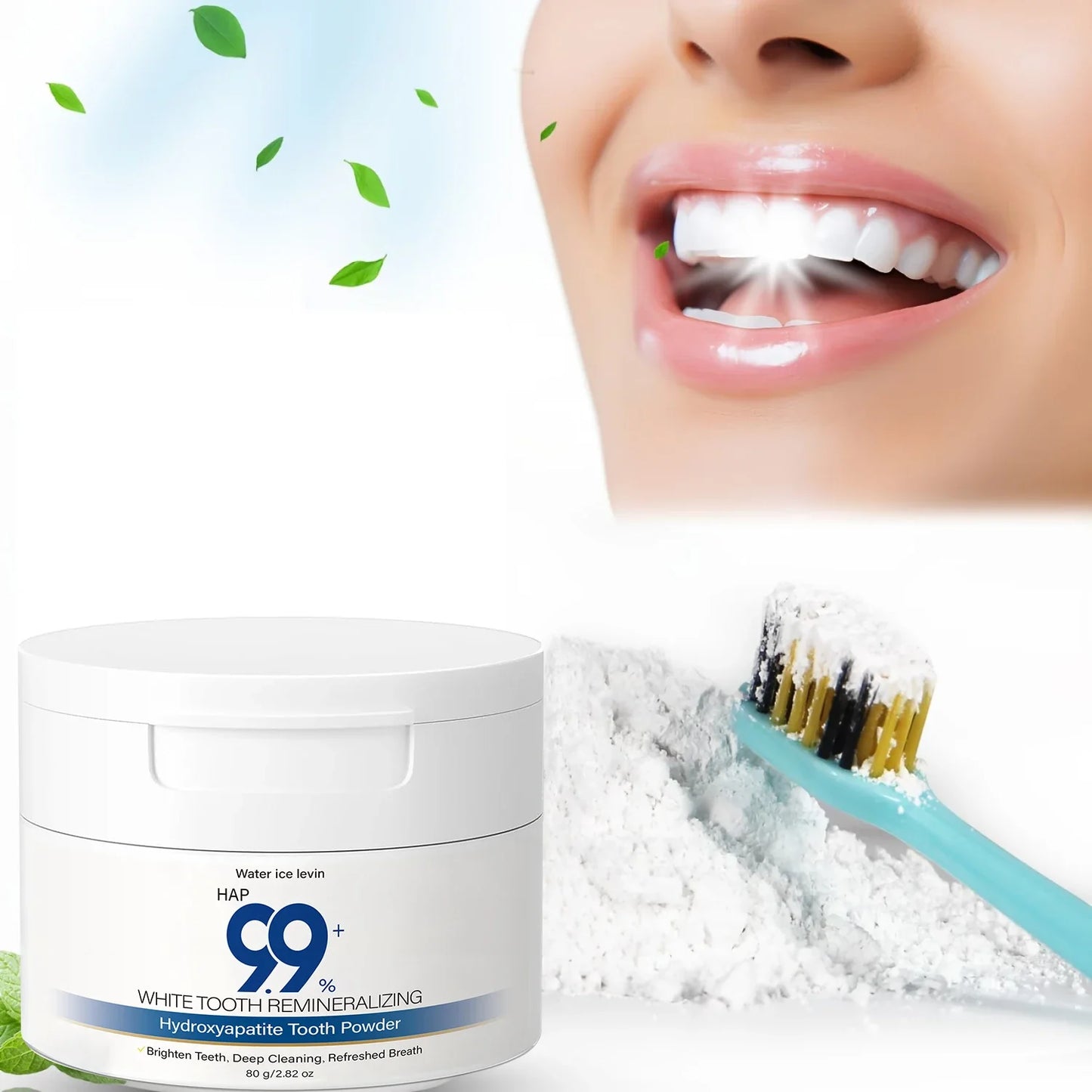 99% Hydroxyapatite Tooth Powder – Remineralizing & Whitening