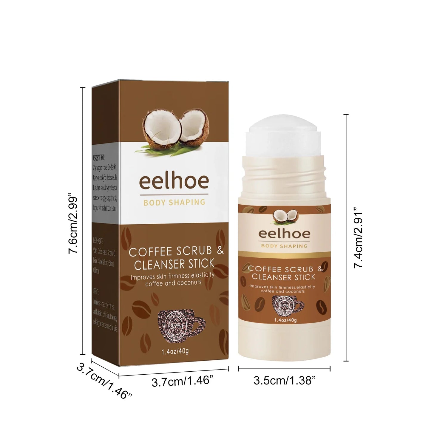 Coffee Body Scrub with Retinol – Exfoliate, Firm & Glow 40g