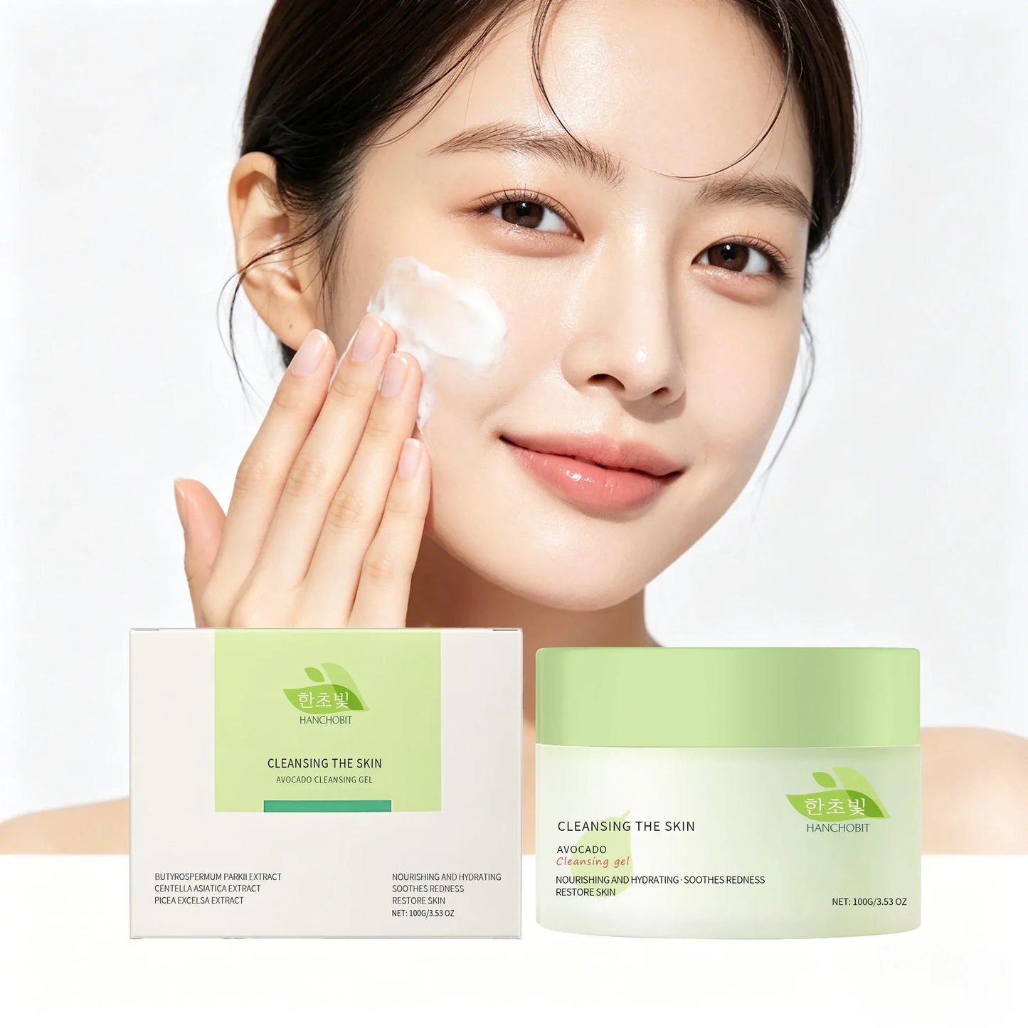 OceAura Avocado Makeup Remover Gel – Gentle & Soothing 100g