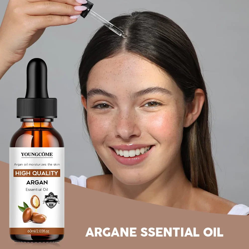 Moroccan Argan Oil Hair Serum – Frizz Control & Shine