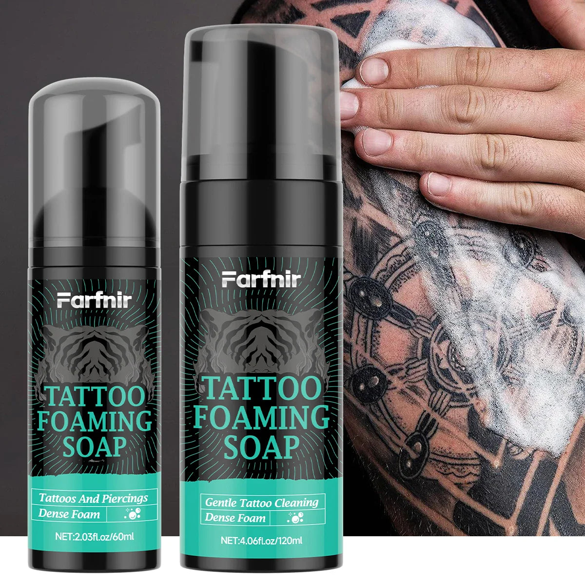 Tattoo Foaming Soap – Moisturizing Cleanser for New & Old Tattoos