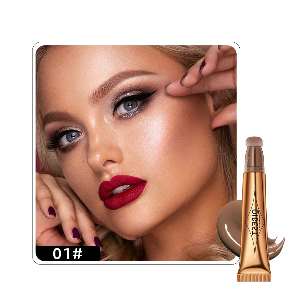 QIBEST Pink Peach Liquid Blush Velvet Matte Blusher Face Pigment Stick Lasting Natural Cream Cheek Tint Blush Makeup Contouring Peaceful Pleasures Health and Wellness 01 Liquid Bronzer